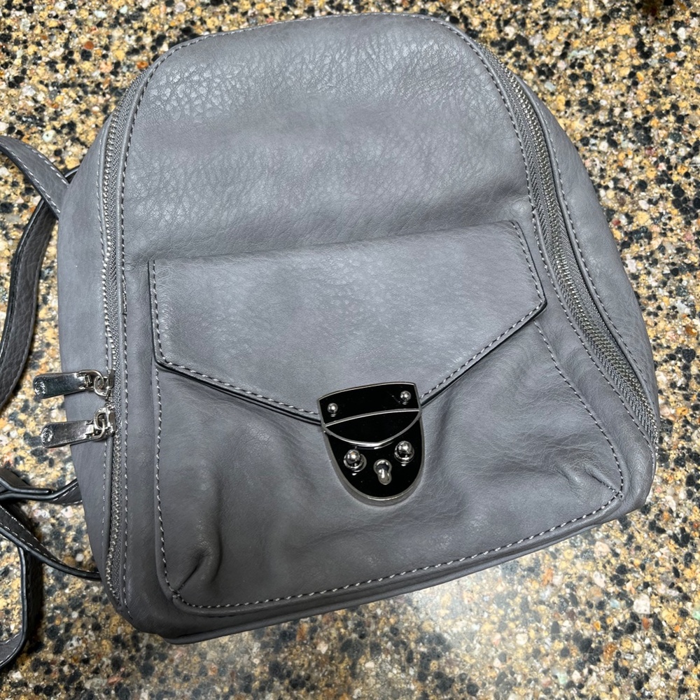 Grey Adjustable Backpack